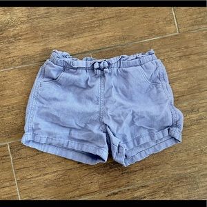 Girls 4T old navy shorts, lavender color.